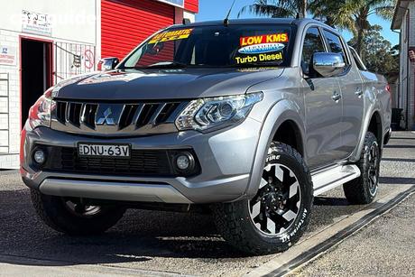 Grey 2016 Mitsubishi Triton Dual Cab Utility Exceed (4X4)