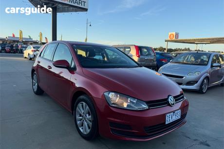 Red 2015 Volkswagen Golf Hatchback 92 Tsi Comfortline