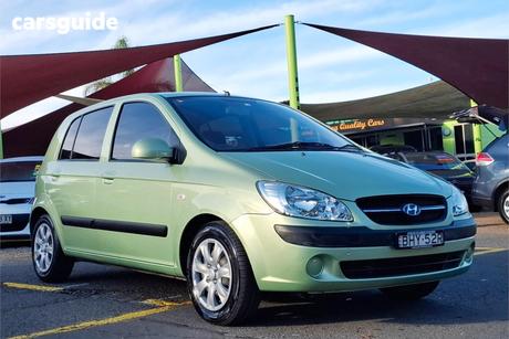 Green 2008 Hyundai Getz Hatchback S