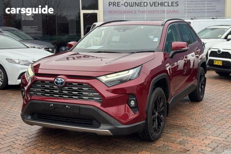 Red 2023 Toyota RAV4 Wagon Cruiser (Awd) Hybrid
