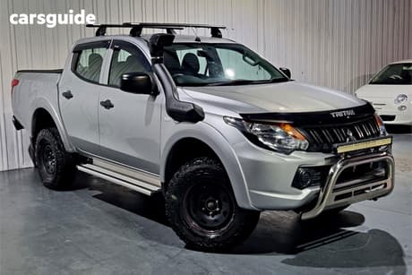 Silver 2018 Mitsubishi Triton Dual Cab Utility Glx (4X4)