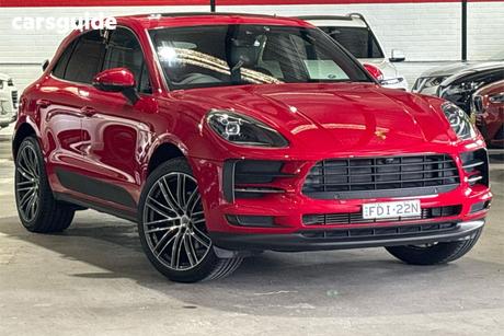 Red 2019 Porsche Macan Wagon