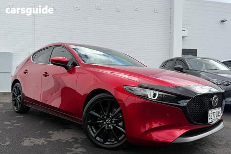 Red 2023 Mazda 3 Hatchback G25 Astina