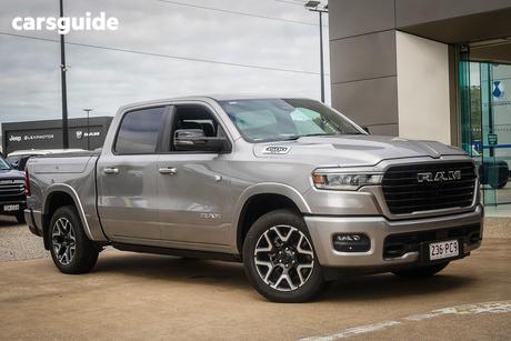 Silver 2025 RAM 1500 Crew Cab Utility Rebel Hurricane