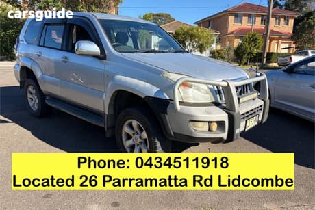 Silver 2004 Toyota Landcruiser Prado Wagon Gxl (4X4)