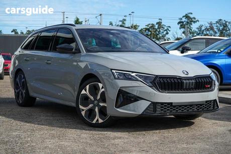 Grey 2026 Skoda Octavia SUV RS F