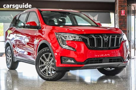 Red 2025 Mahindra XUV700 Wagon Ax7L
