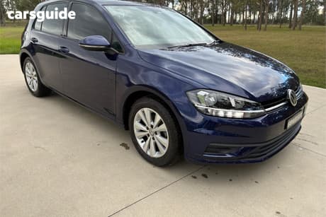 Blue 2017 Volkswagen Golf Hatchback 110 Tsi Trendline