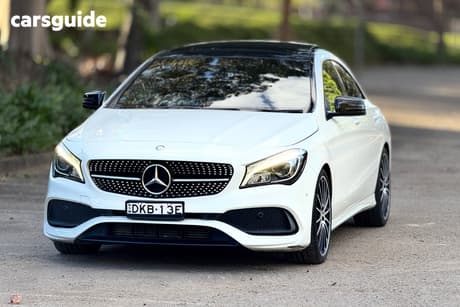 White 2016 Mercedes-Benz CLA200 Coupe D