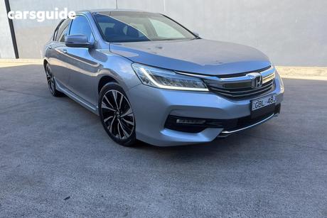 Silver 2017 Honda Accord Sedan V6-L