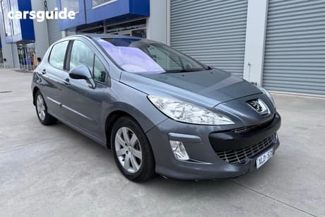 Grey 2009 Peugeot 308 Hatchback Xte Hdi