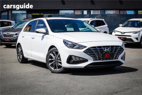 White 2022 Hyundai I30 Hatchback Active