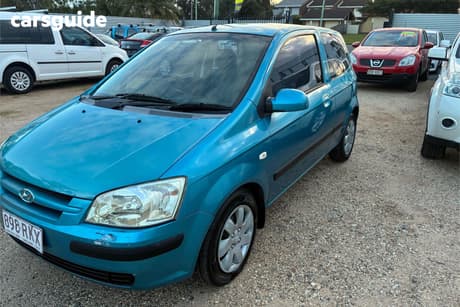 Blue 2003 Hyundai Getz Hatchback Gl