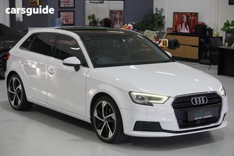 White 2019 Audi A3 Sportback 35 Tfsi Sprtbck (1.4 Tfsi Cod)