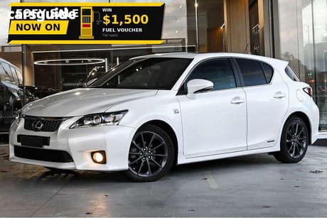White 2013 Lexus CT200H Hatchback F Sport