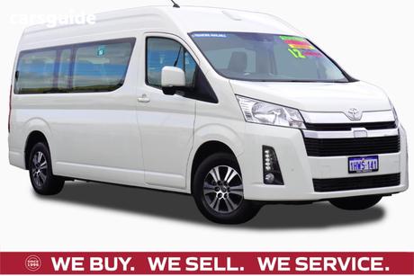 White 2023 Toyota HiAce Bus Slwb Commuter Gl (12 Seats)
