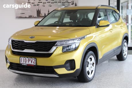 Yellow 2020 Kia Seltos Wagon S (Fwd)