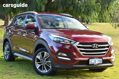 Red 2017 Hyundai Tucson Wagon Active X (Fwd)