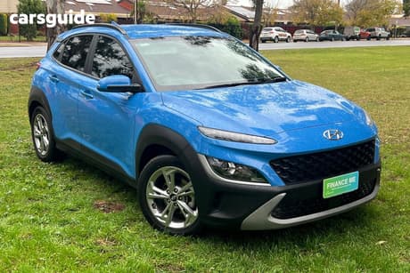 Blue 2021 Hyundai Kona Wagon Active (Fwd)