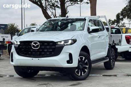 White 2025 Mazda BT-50 Dual Cab Chassis Xtr (4X4)