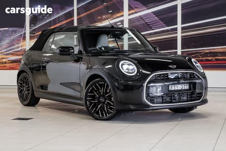 Black 2025 Mini Cooper Convertible C FAVOURED F