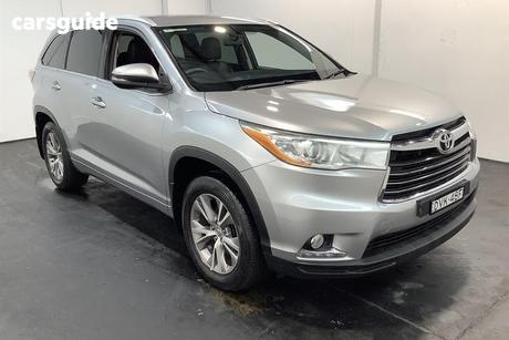 Silver 2015 Toyota Kluger Wagon Gxl (4X4)