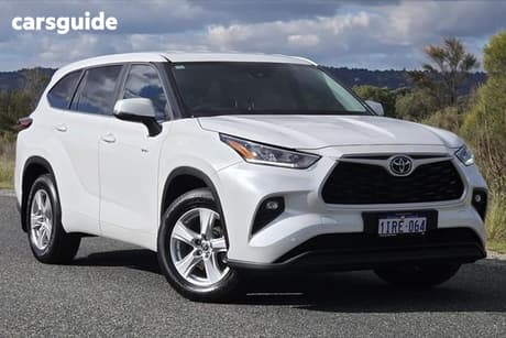 White 2025 Toyota Kluger Wagon Gx Hybrid Awd