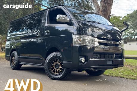 Black 2019 Toyota HiAce SUV SUPER GL 4WD