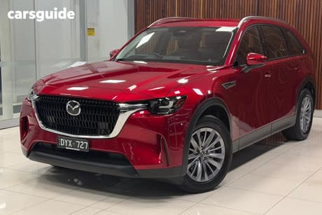 Red 2025 Mazda CX-90 Wagon G50E Touring
