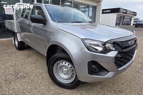 Silver 2025 Isuzu D-MAX Crew Cab Chassis Sx (4X4)