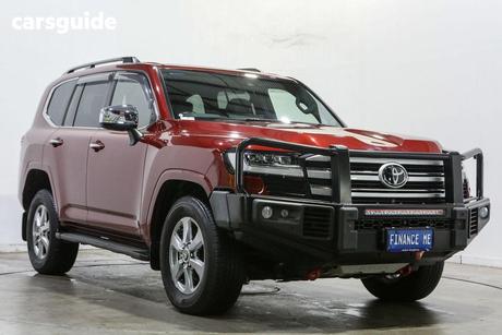 Red 2021 Toyota Landcruiser Wagon Lc300 Sahara (4X4)