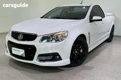 White 2014 Holden UTE Utility Ss-V Redline