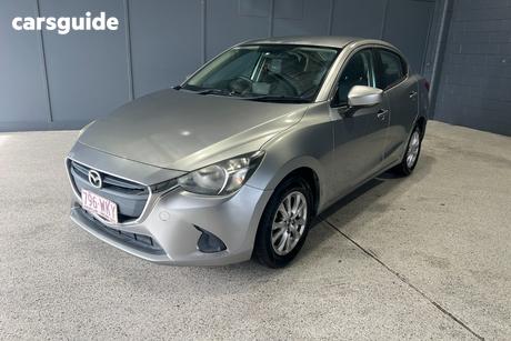 Silver 2016 Mazda 2 Sedan Maxx
