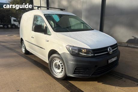 White 2016 Volkswagen Caddy Commercial TSI160 RUNNER F