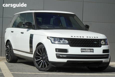 White 2016 Land Rover Range Rover SUV TDV6 VOGUE 4X4