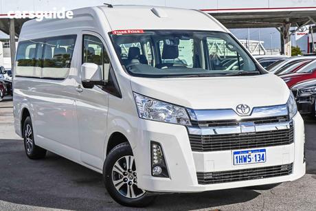 White 2023 Toyota HiAce Bus Slwb Commuter Gl (12 Seats)
