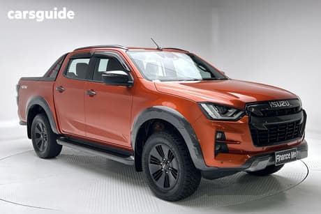 Orange 2022 Isuzu D-MAX Crew Cab Utility X-Terrain (4X4)