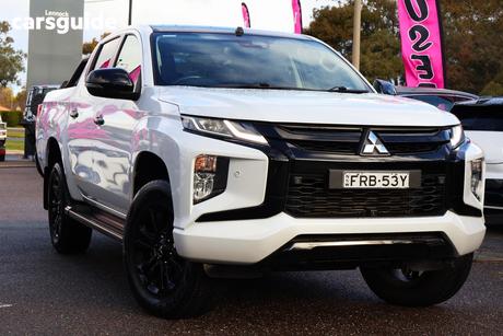 White 2020 Mitsubishi Triton Double Cab Pick Up Gsr (4X4)