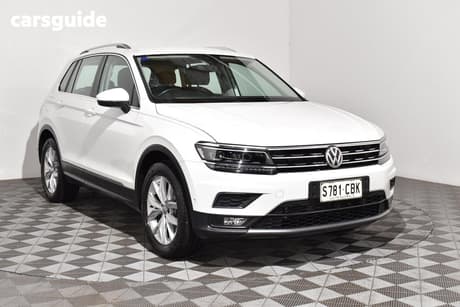 White 2019 Volkswagen Tiguan Wagon 110 Tsi Comfortline