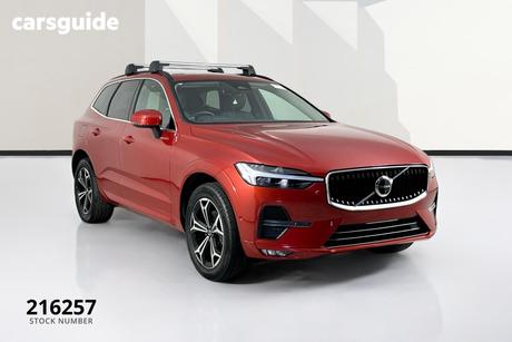 Red 2021 Volvo XC60 Wagon B5 Momentum Mhev