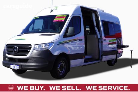 White 2021 Mercedes-Benz Sprinter Van 316Cdi Vs30 Lwb Rwd