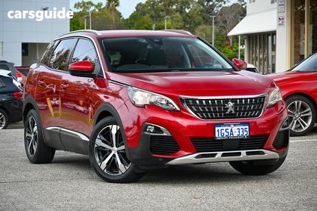 Red 2019 Peugeot 3008 Wagon Allure