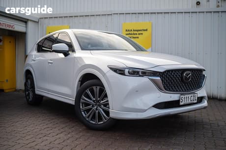 White 2024 Mazda CX-5 Wagon G25 Akera (Awd)