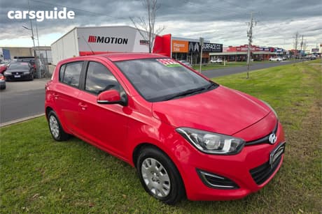 Red 2012 Hyundai I20 Hatchback Active