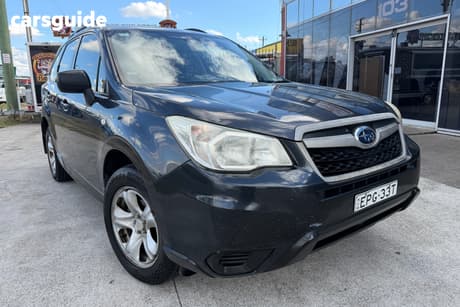 Blue 2013 Subaru Forester Wagon 2.5I