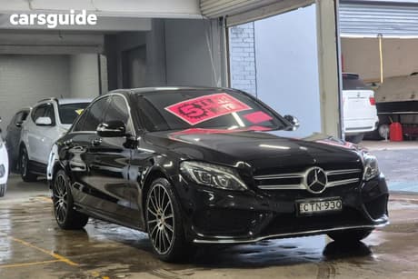 Black 2015 Mercedes-Benz C250 Sedan