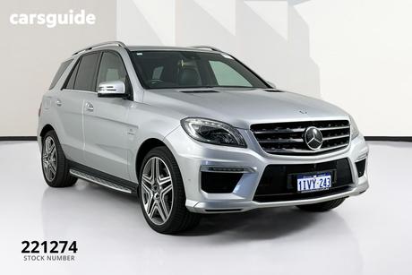 Silver 2014 Mercedes-Benz ML63 Wagon Amg (4X4)