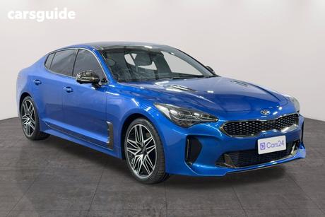 Blue 2021 Kia Stinger Sedan Gt (Black Leather)