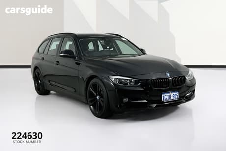 Black 2015 BMW 320I Wagon Touring Sport Line