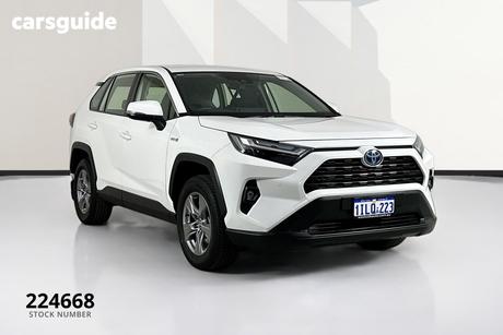 White 2025 Toyota RAV4 Wagon Gx (2Wd) Hybrid